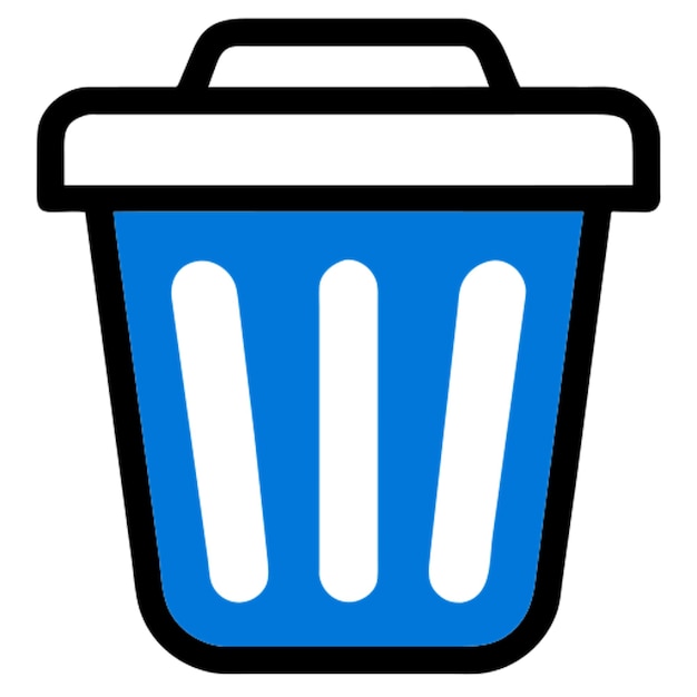 Vector trash can icon