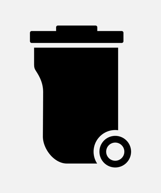 Vector trash can vector icon1