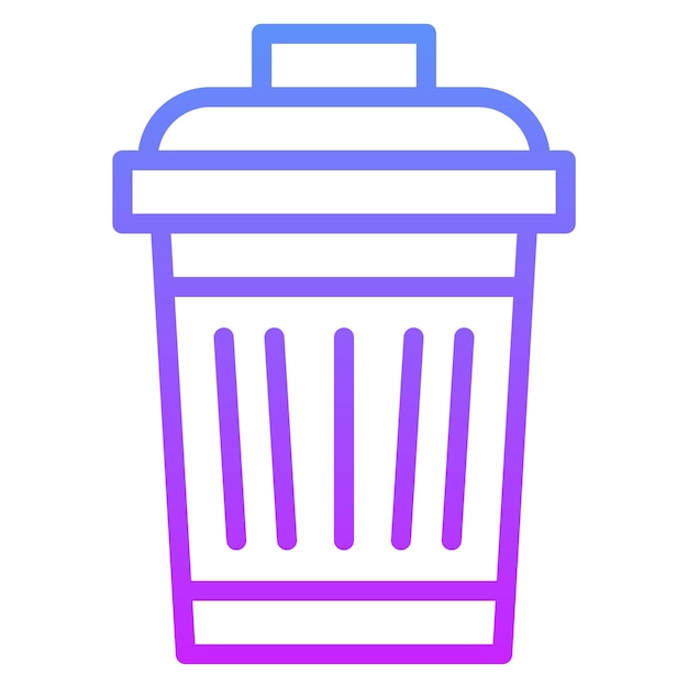 Vector a trash can with a blue lid that says  waste