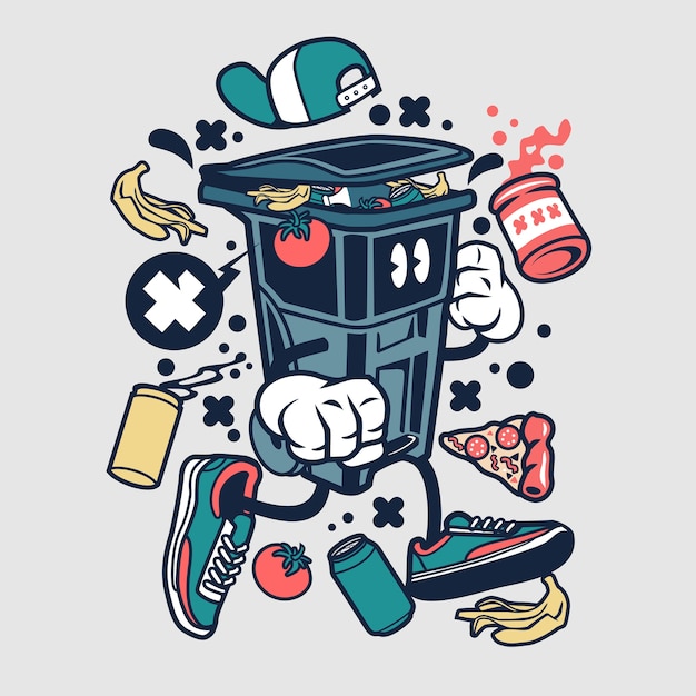 Trash can