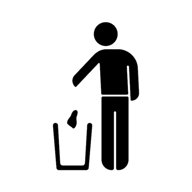 Trash icon Rubbish icon vector illustration