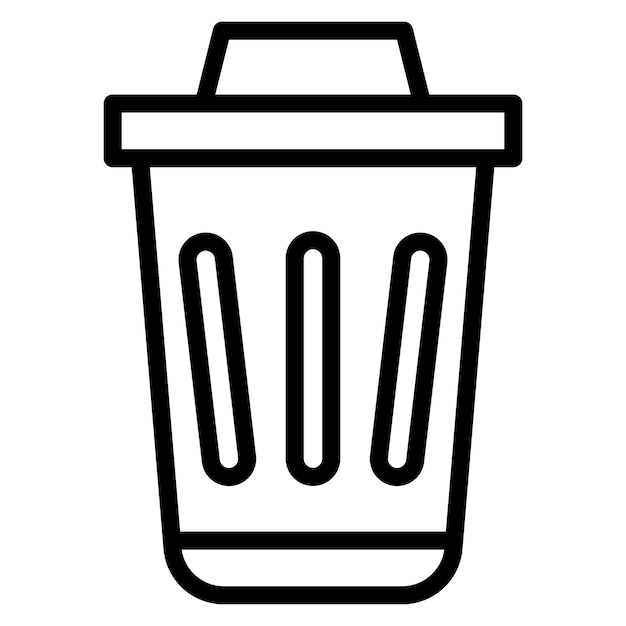 Trash icon vector image Can be used for Homeless