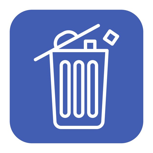 Trash icon vector image Can be used for Laundry