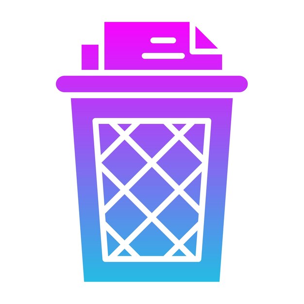 Vector trash icon