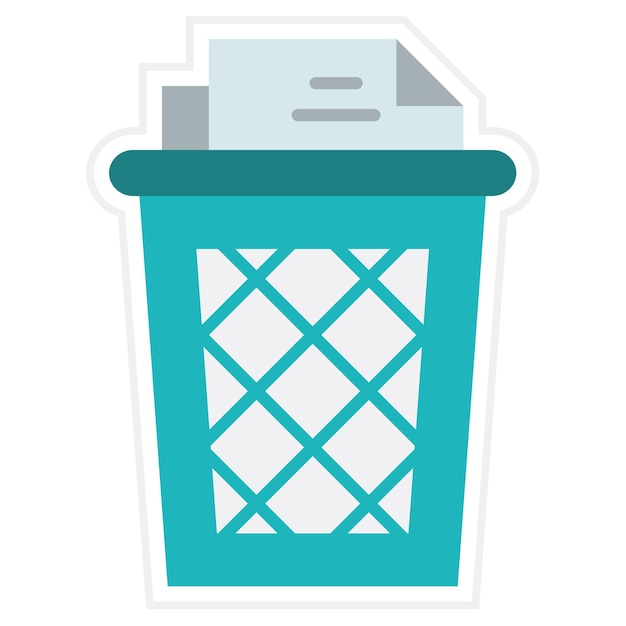 Vector trash icon