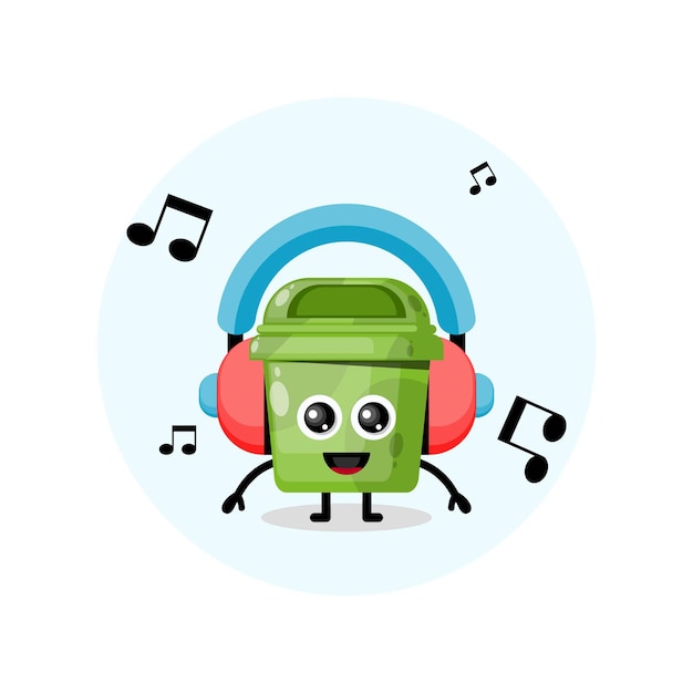 Trash music headset character