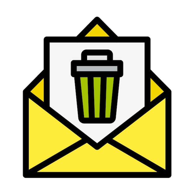 Vector trash vector icon design illustration