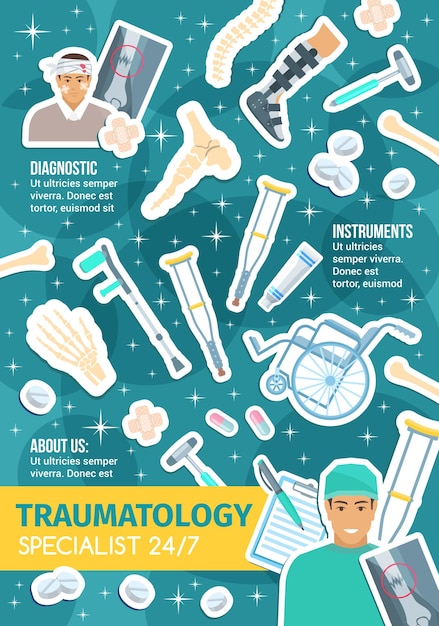 Traumatologia medico strumenti medici diagnostici