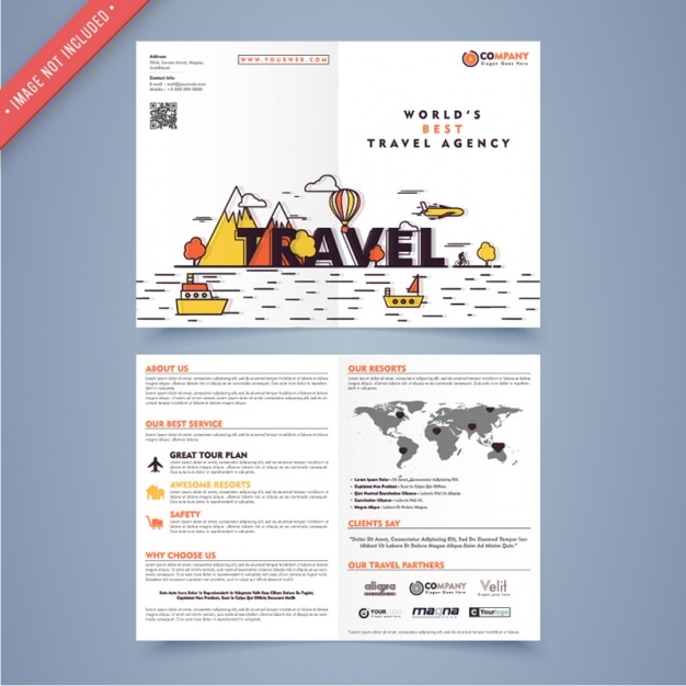 Travel agency brochure