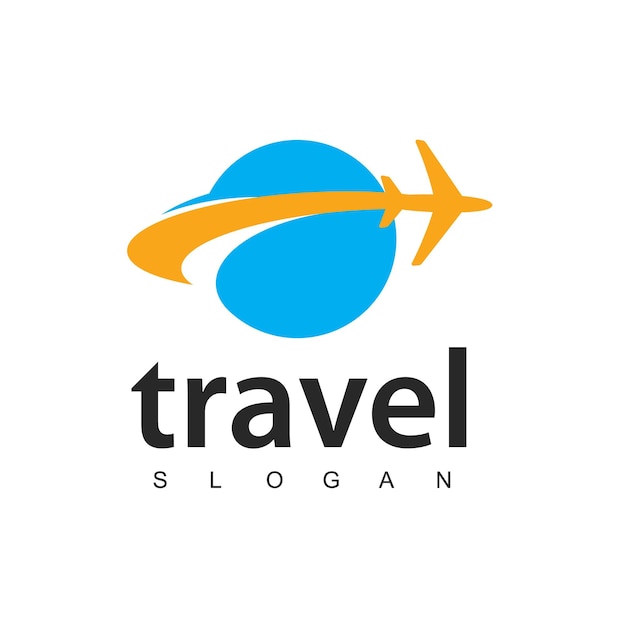Travel agency business logo holiday and vacation logo design