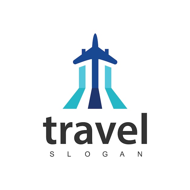 Travel agency business logo transport logistics delivery logo design