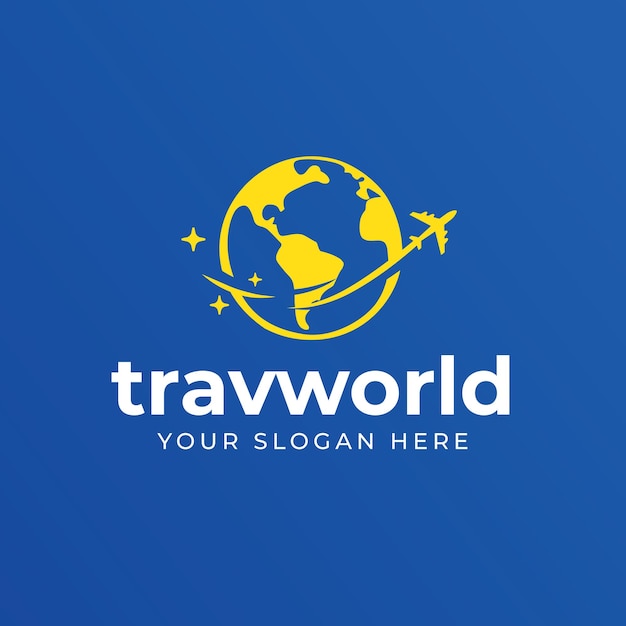 Travel agency logo concept