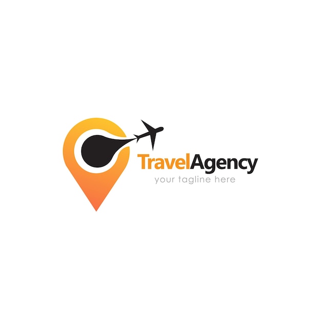 Travel agency logo template