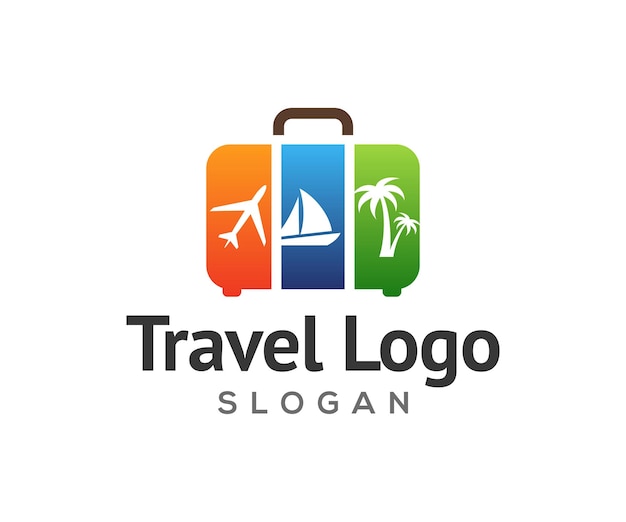 Vector travel agency logo