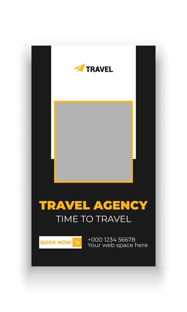 Travel agency social media story holiday banner