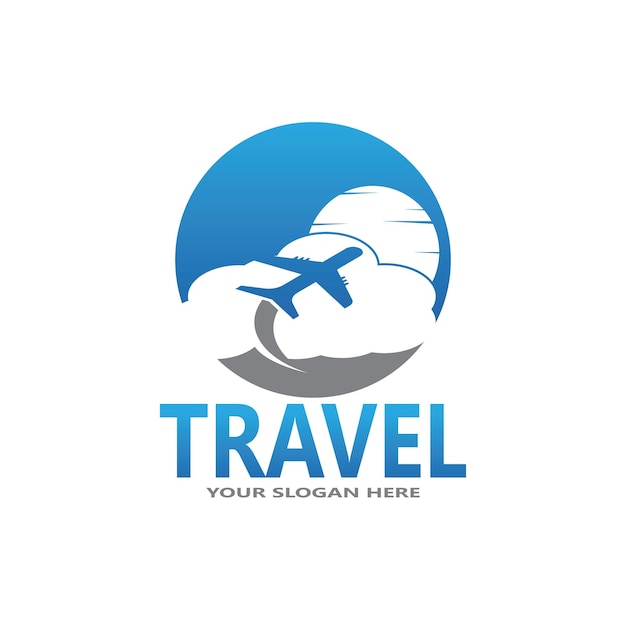 Premium Vector | Travel agency travel logo template