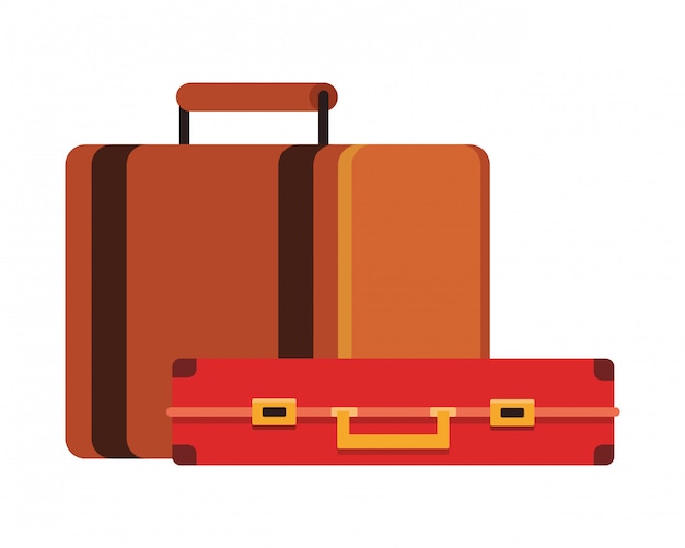 Travel baggage icon