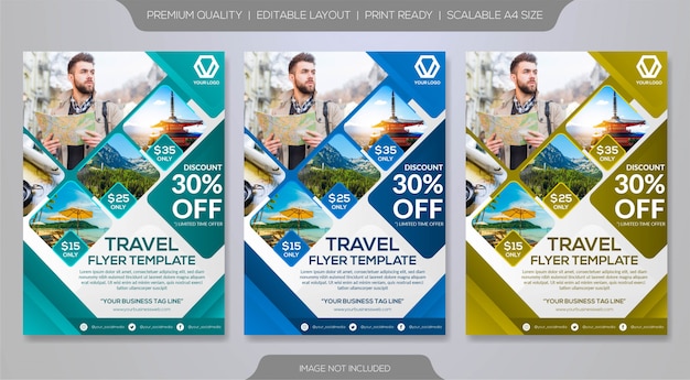 Travel brochure template