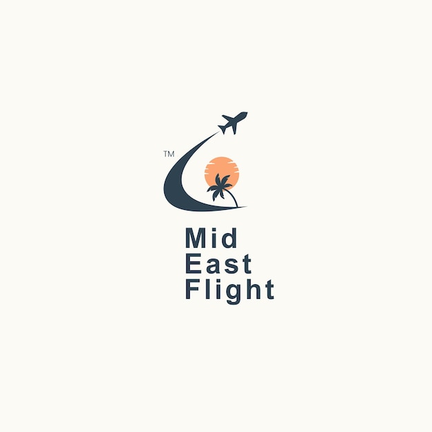 Vector travel company logo design