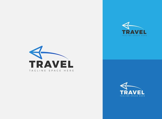 Travel company premium elegant tourism logo