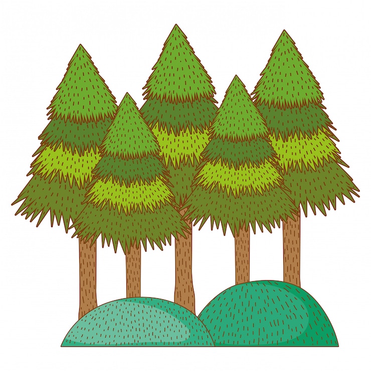 Vector travel ecological tourism