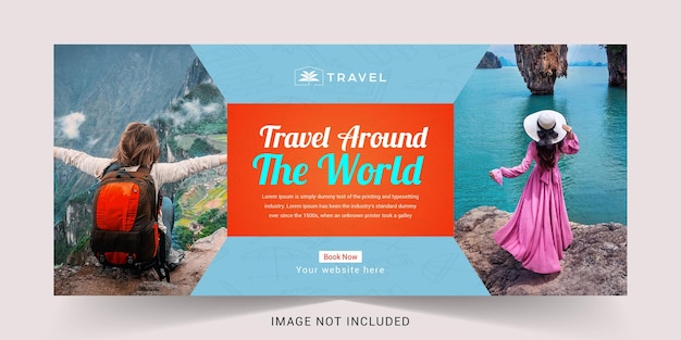 Travel Facebook Cover Template Design