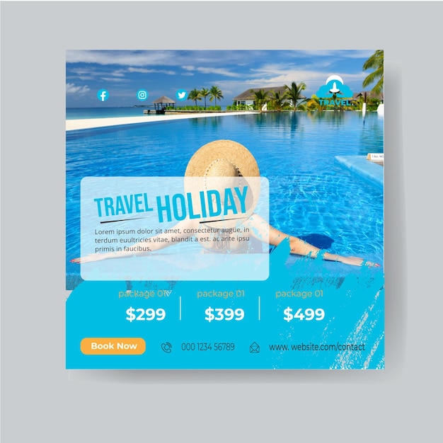 Travel Flyer Banner