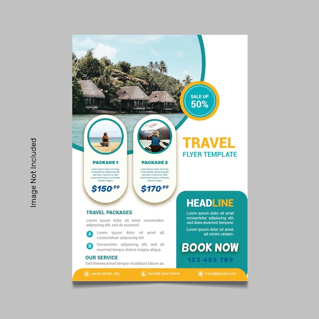 Travel flyer design