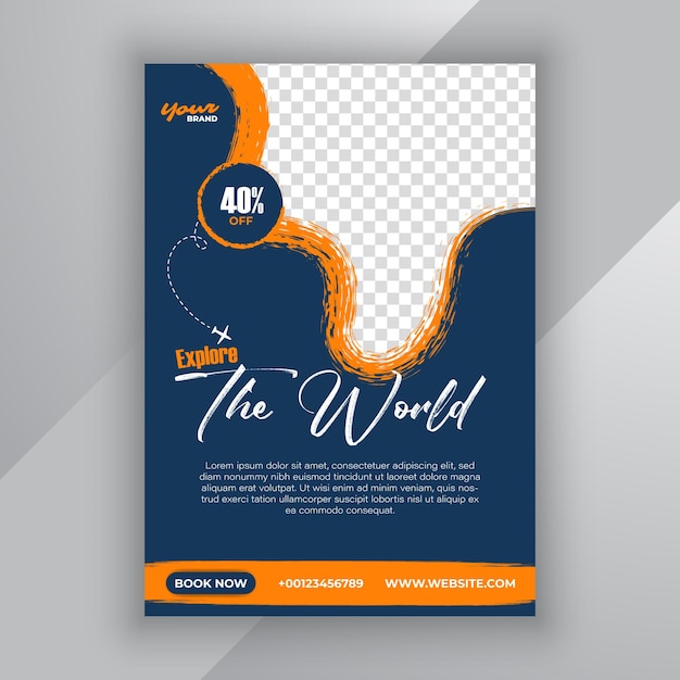 Travel Flyer ontwerpsjabloon