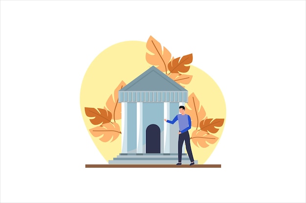 travel holiday flat design illustration