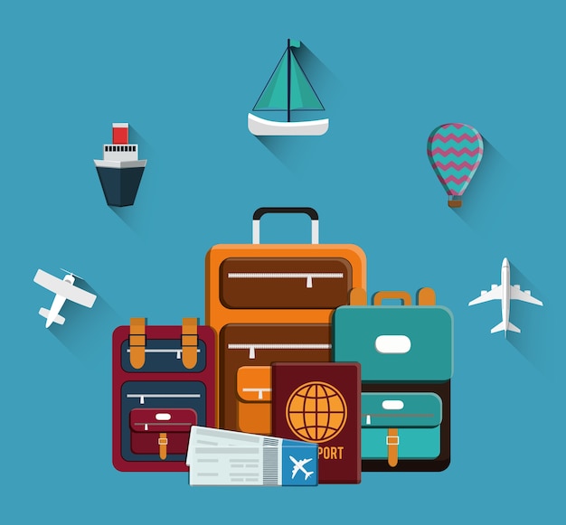 Travel icon design