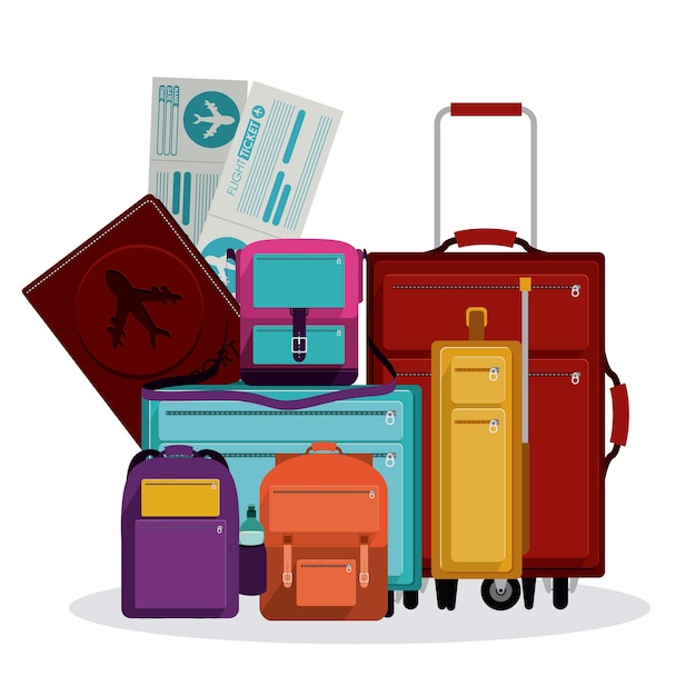 Vector travel icon design