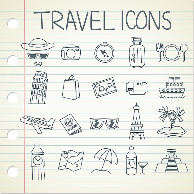 travel icons