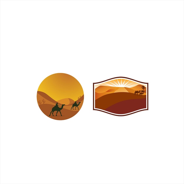 キャメルロゴデザインによる砂漠の旅