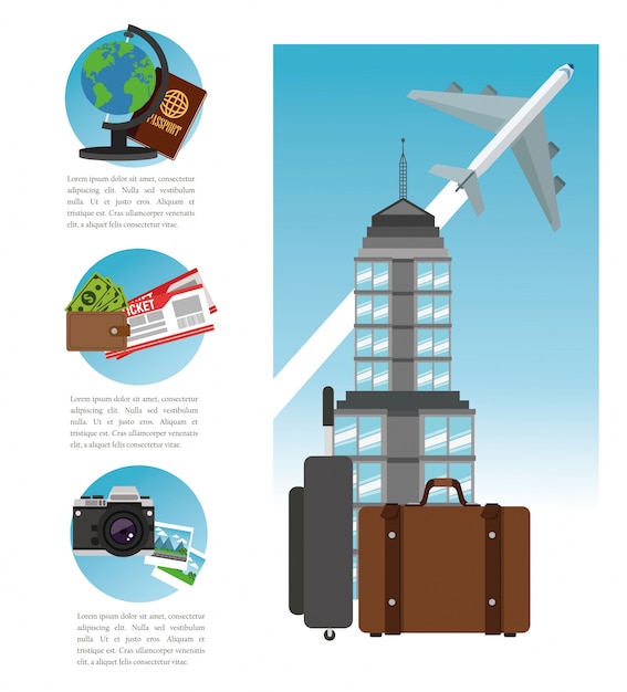 Travel and infographic design