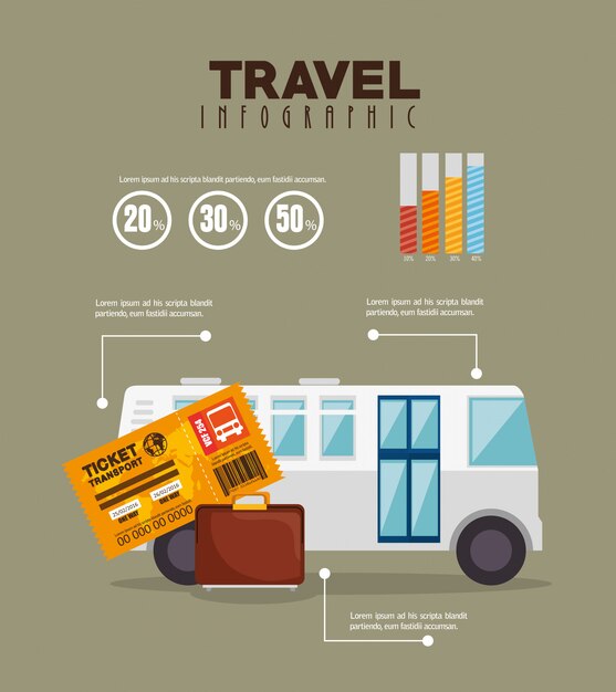 travel infographic design 