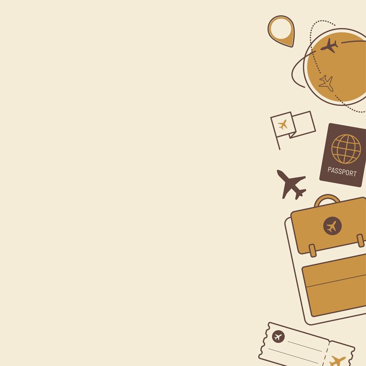 Vector travel and leisure decorated banner vector