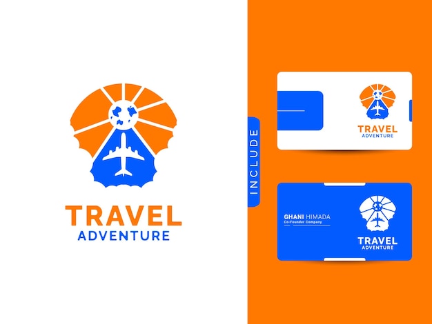 Travel logo design concept