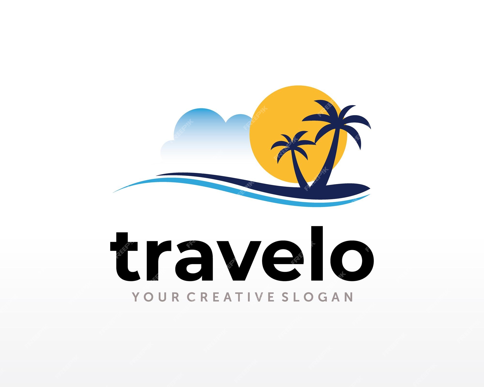 Premium Vector | Travel logo design travel agency logo vector inspiration