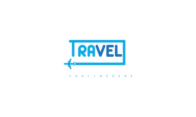 Vector travel logo design vector