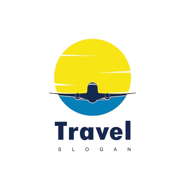 Vector travel logo design vector