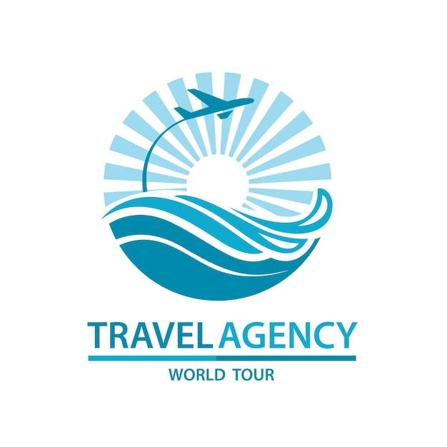 Design del logo di viaggio