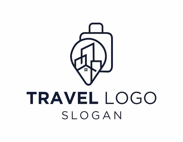 Vector travel logo design