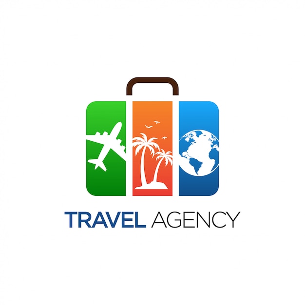 Vector travel logo design