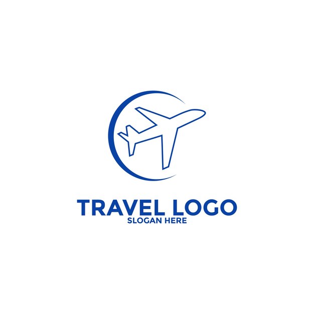 Travel logo icon vector Simple Travel logo template