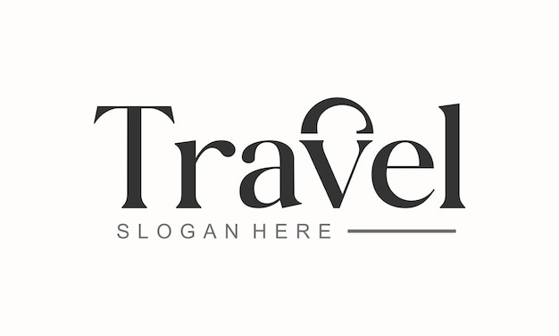 travel logo template design