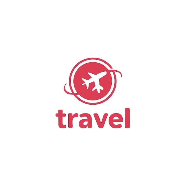 travel logo white background