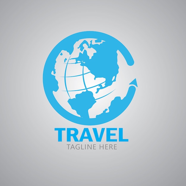 Vector travel logo