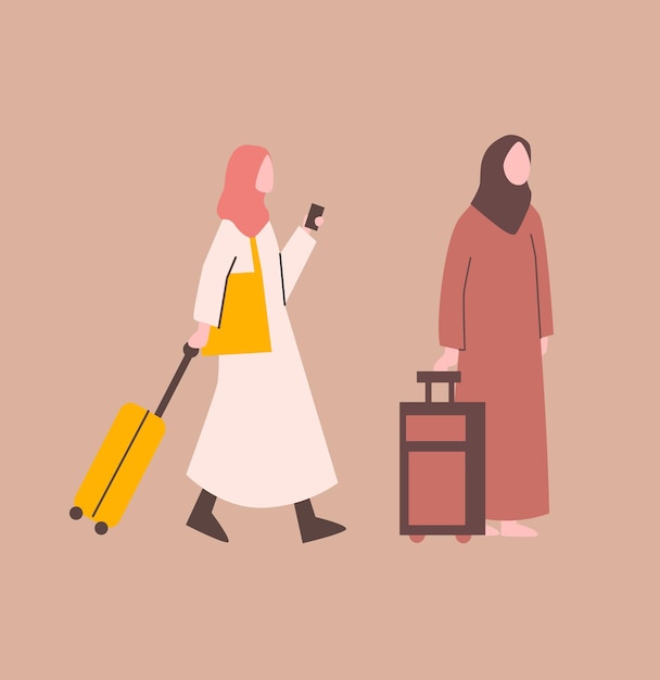 Travel muslim Woman