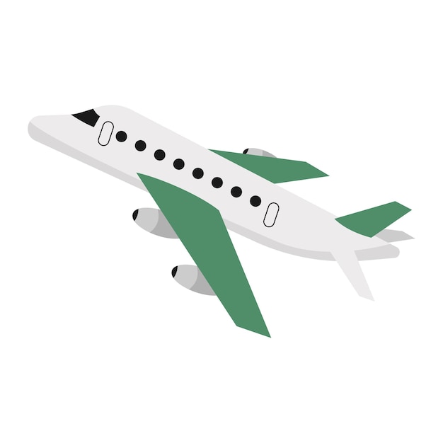 travel plane illustration